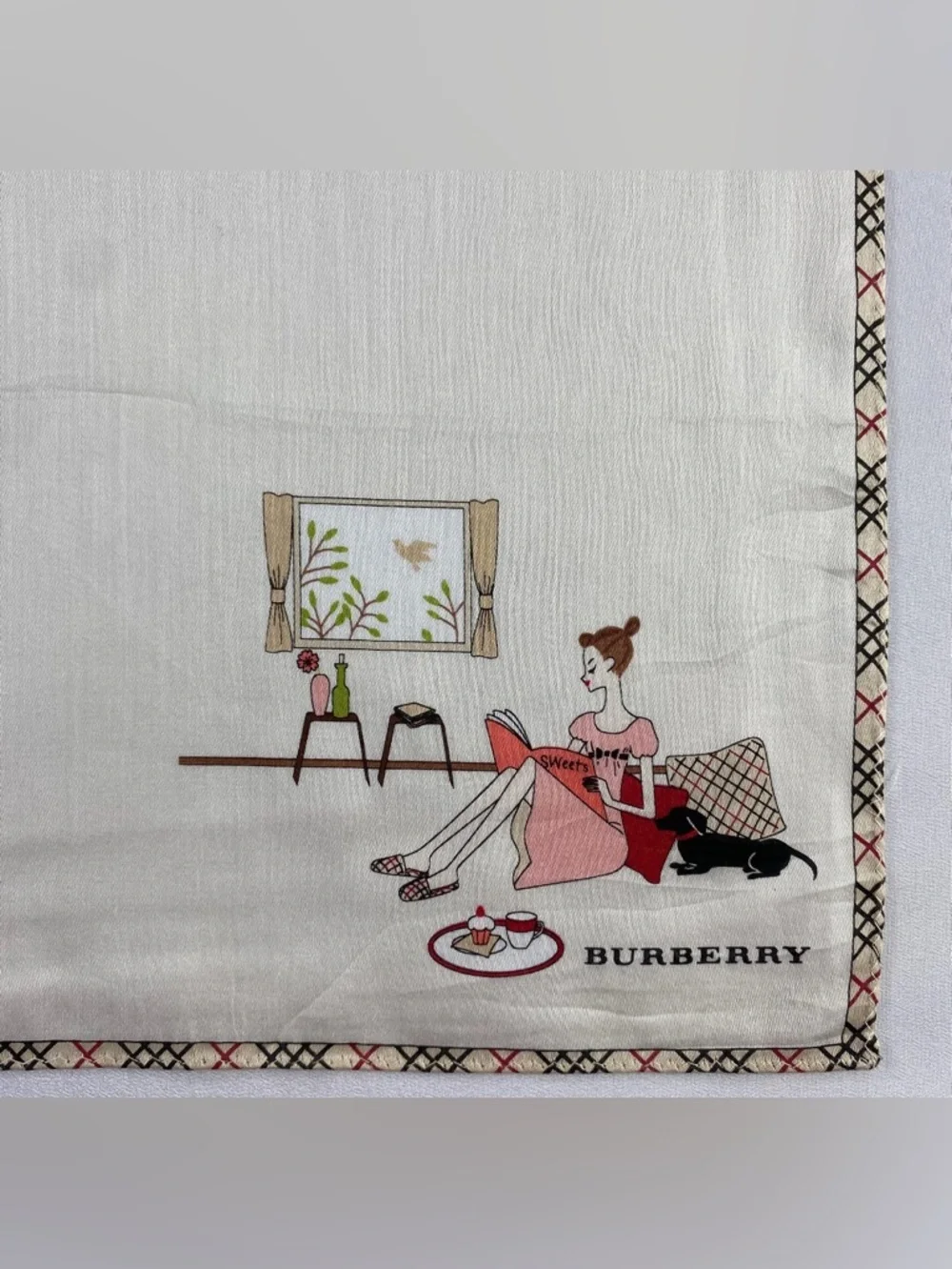 Burberry Nova Check Tote Bag with Vintage Authentic Burberry Scarf. - Picture 16 of 16